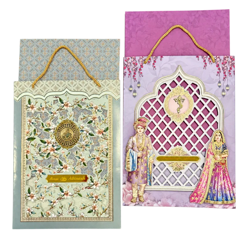 Wedding invitation design TC-004 — Colour & celebration