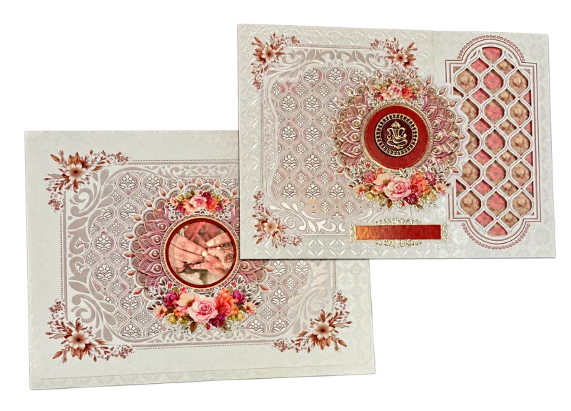 Wedding invitation design TC-022 — Gold & ornament