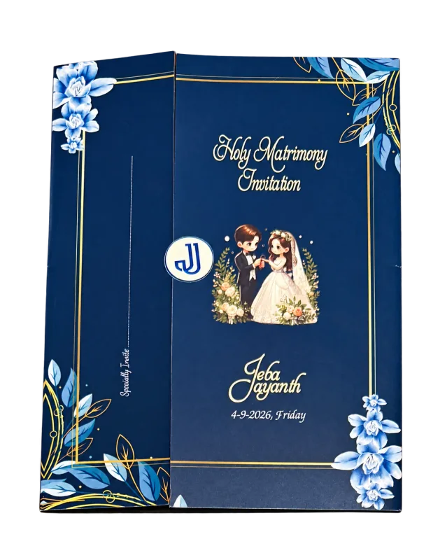 Wedding invitation design TC-023 — Colour & celebration