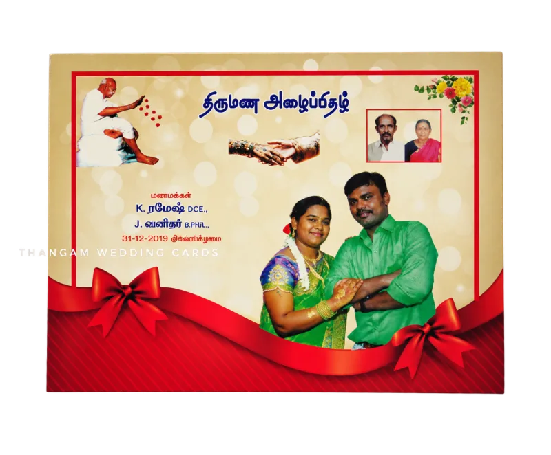 Thangam original wedding card collection — LEG-627061219